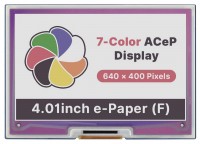 7-Farben E-Ink Display HAT f&#252;r Raspberry Pi, 4,01 Zoll, 640&#215;400