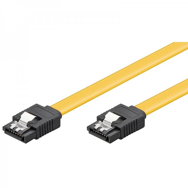 S-ATA Kabel 1.5GBits / 3GBits / 6GBits gelb
