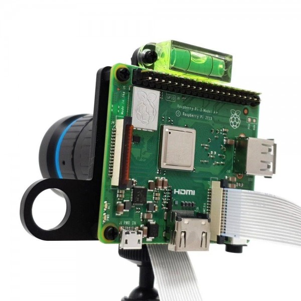 Pro Mounting Plate für High Quality Camera und Raspberry Pi 3 A+