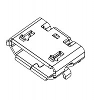 Micro USB Typ B Buchse, SMD, THT Montage