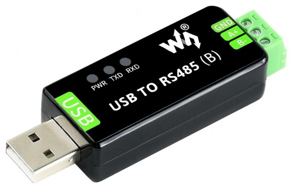 Waveshare Industrieller USB-RS485-Konverter, Blitzschutz, ESD-Sicher, bidirektional, CH343G
