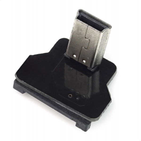 Mini USB 2.0 Typ B Stecker, nach unten gewinkelt, für DIY USB Kabel