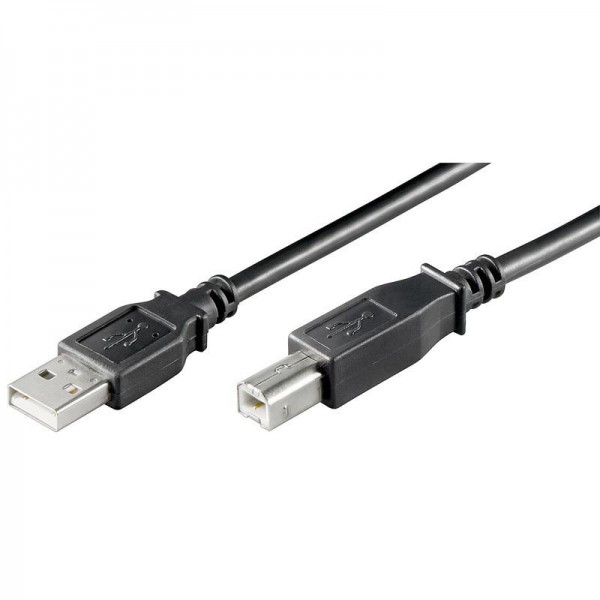 USB 2.0 Hi-Speed Kabel A Stecker &amp;#150; B Stecker schwarz