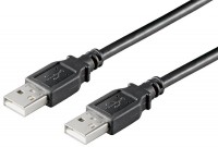 USB 2.0 Hi-Speed Kabel 3 m, Schwarz, 3 m - USB 2.0-Stecker (Typ A) > USB 2.0-Stecker (Typ A)