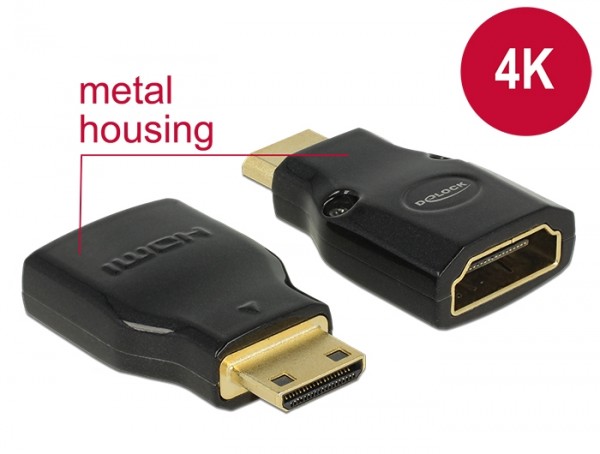 Premium 4K HDMI Adapter Mini-C Stecker - A Buchse