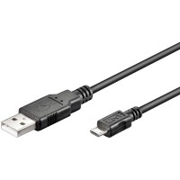 USB 2.0 Hi-Speed Kabel A Stecker  Micro B Stecker schwarz
