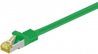 CAT 6a Netzwerkkabel mit CAT 7 Rohkabel, 500 MHz, S/FTP, LS0H, grün