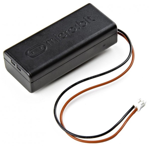  micro:bit Batteriebox mit Schalter,JST-Stecker, einfaches Ein-/Ausschalten, für 2 AAA Batterien