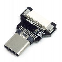 USB 2.0 Typ C Stecker, gerade, für DIY USB Kabel