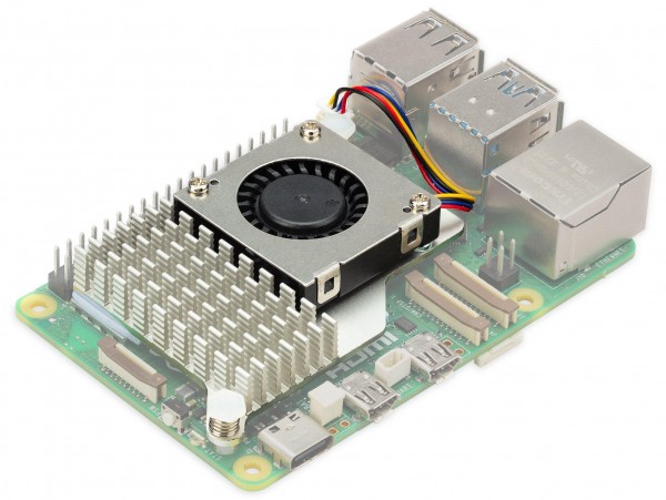Raspberry Pi Active Cooler, Lüfter für Raspberry Pi 5
