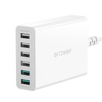 Blitzwolf BW-S15 Charger 6x USB , QC 3.0, 60 W (white)
