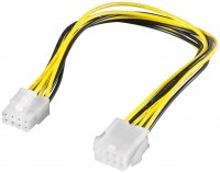 Power Kabel 8 Pin Stecker - 8 Pin Buchse 0,28m