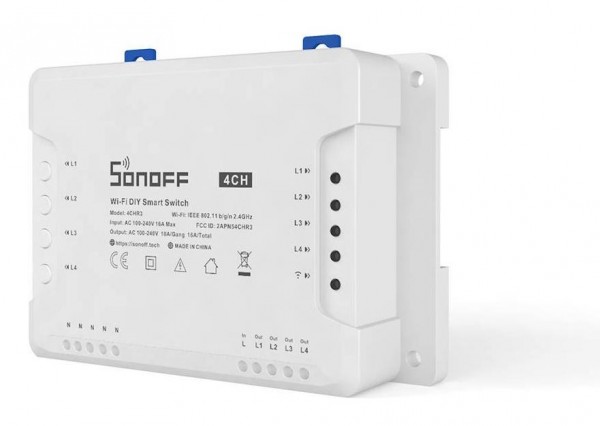 Sonoff 4CHR3 4 Channel Smart Switch, 4-Kanal Schaltaktor, WiFi