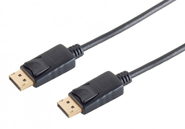 Länge: 2,0 m schwarz DisplayPort 1.2 Kabel 4K 60Hz 
