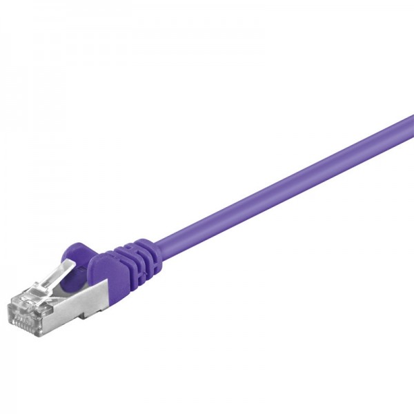CAT 5e Netzwerkkabel, SF/UTP, violett