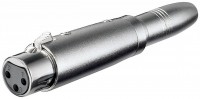XLR-Adapter, XLR-Buchse &#40;3-Pin&#41; - 6,35mm Klinkenbuchse &#40;3-Pin, Stereo&#41;