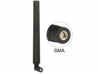 LTE Antenne SMA 0 ~ 4 dBi omnidirektional drehbar mit Kippgelenk schwarz