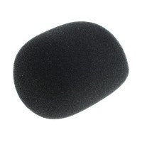 Mikrofon-Windschutz aus Schaumstoff, schwarz, 1 Stück