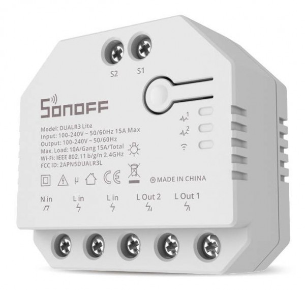 Sonoff Dual R3 Lite Dual Relay Smart Switch, Dual Schaltaktor, WiFi