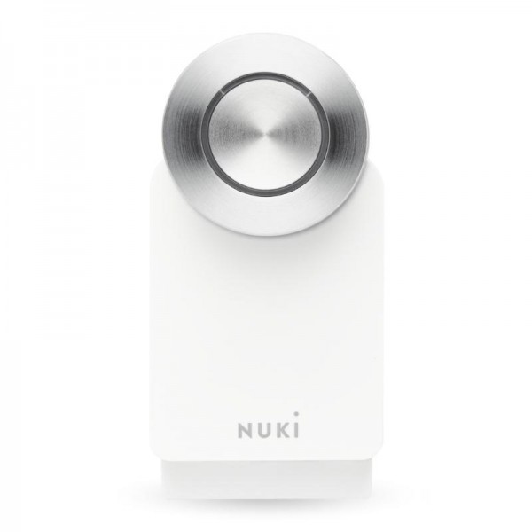 Nuki Smart Lock Pro 4..Gen: Matter & Thread kompatibles Smart Home Türschloss, weiß