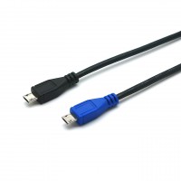 USB 2.0 Hi-Speed OTG Adapterkabel Micro-B Stecker  Micro-B Stecker schwarz