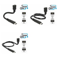 Shape USB 2.0 Hi-Speed Adapterkabel C Stecker &#150; Micro B Buchse schwarz